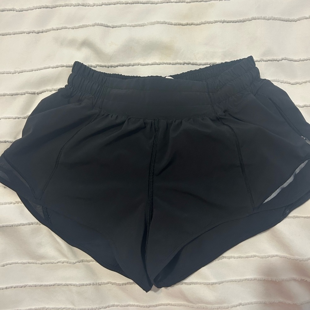 Lululemon Athletica Black Athletic Shorts